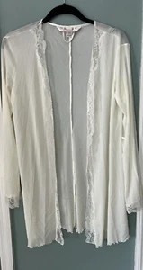 Victoria's Secret DAMEN weiß Spitzenborte vorne offen Dessous Teddy XS-S - Bild 1 von 6