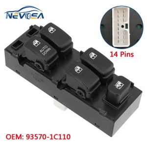 Electric Power Window Switch For Hyundai Getz 2005 93570-1C110 935701C110 - Picture 1 of 6
