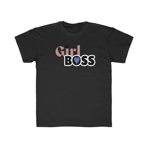 Girls Kids T-shirt girl boss - Picture 1 of 15