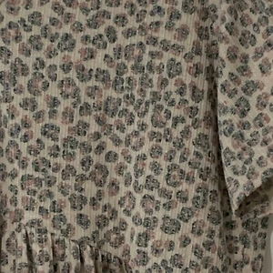 Camicia Cure taglia 2XL blusa donna manica corta stampa ghepardo NUOVA Z1 - Foto 1 di 6