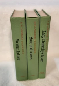 D.H. Lawrence Lady Chatterley's Lover Sons & Lovers Women In Love Vintage Lot 3 - Picture 1 of 12
