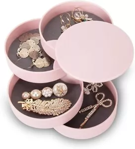 CONBOLA Jewelry Organizer, Small Jewelry Storage Box Earring Holder for Women, 5 - Picture 1 of 1