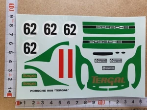 DECALS 1/24 PORSCHE 908 "TERGAL" - #62 - MONTJUICH 1970 - COLORADO DCC12414 - Imagen 1 de 1