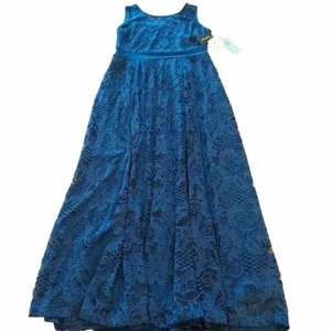 Abito donna Candalite Petite blu navy pizzo medio mamma sposa sposo - Foto 1 di 17