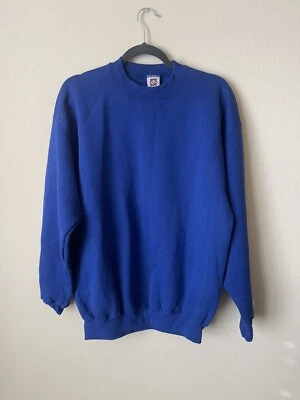 Franklin Sports Men’s Blue Long Sleeve Crew Neck Sweatshirt s L - Image 1 of 4