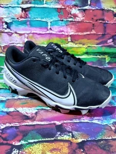 Mens Nike Vapor Edge Shark Black Football Cleats Shoes Size 9 Nice - Picture 1 of 10