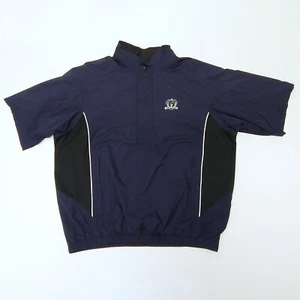 Footjoy Dryjoys Jacke Windbreaker kurzärmelig 1/2 Reißverschluss Z Amelia Island marineblau XL - Bild 1 von 13
