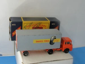 MATCHBOX LESNEY MAJOR PACK No. M-2 YORK FREIGHTMASTER TRAILER & ORIGINAL BOX - Picture 1 of 11