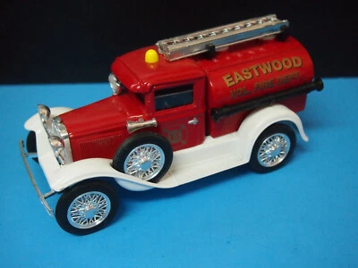 Ford Model A Fire Engine Bank w/Key Eastwood Vol. Fire Dept Die-cast 1/25 Scale  - Image 1 of 4