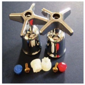 Armitage Shanks Alterna cross head handles - Chrome S9681AA - Picture 1 of 2