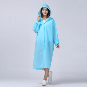 Women Mens Outdoor WaterProof Raincoat Long Sleeve Hooded Cardigan Jacket Coat - Picture 1 of 19