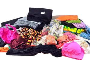 Stoff Stoffreste Schals 4 kg bunt gemischt Nähen Basteln Restepaket - Bild 1 von 12