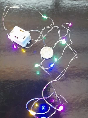 Dolls House Miniature Micro LED Lights 1:12 - Multi House/tree/pub/shop A018 - Image 1 of 2
