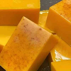 3-Pack Turmeric Glow Soap Bar - Lemon & Kojic Acid, Exfoliating and Moisturizing - Picture 1 of 6