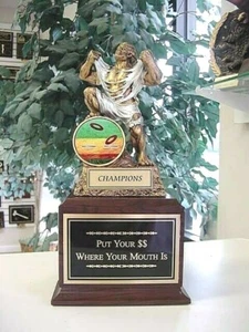 WASHER TOSS LAWN DART PERPETUAL TROPHY 16 YEAR MONSTER AWARD # - Picture 1 of 2