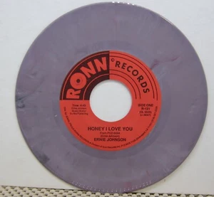 Ernie Johnson - I'm Doing Alright & Honey I Love You - Ronn 45 RPM 1991 - Foto 1 di 2