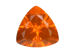 5.77CTS RED NATURAL FIRE OPAL TRILLION CUT LOOSE GEMSTONES SEE VIDEO - Picture 1 of 3