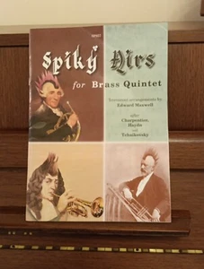 Spiky Airs For Brass Quintet, Score And Parts (with Options) *NEW* Publ. Spartan - Picture 1 of 7