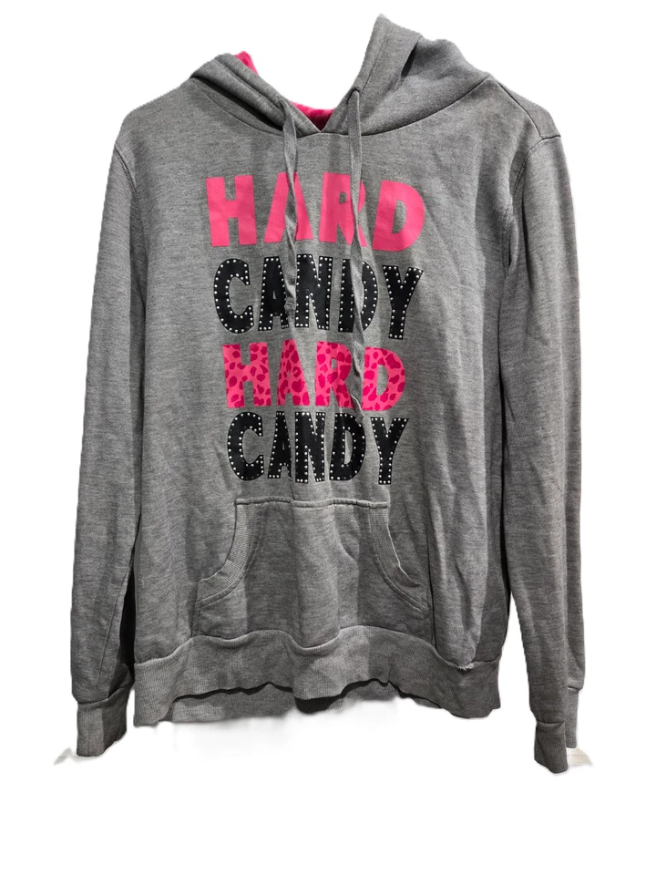 Sudadera con capucha gris Hard Candy Juniors XL 15/17 con Bling Foto 1 de 1