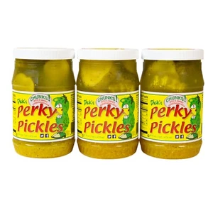 Encurtidos de rábano picante dulce novedad de Dick's Perky-16 oz. (3-16 oz. frascos) - Imagen 1 de 3