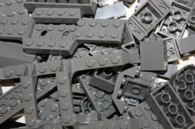 LEGO Lot 100+ Pieces Black White Gray - Image 1 of 4