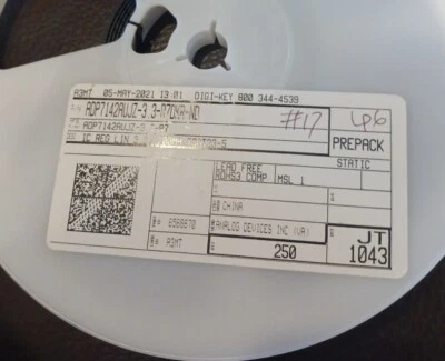 1 Reel (250) ADP1711AUJZ-3.3-R7 Analog Devices Voltage Reg. Pos Fixed DigiReel - Image 1 of 2