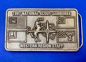 BSA 1997 National Scout Jamboree Western Region Staff 1997 Gürtelschnalle  - Bild 1 von 17