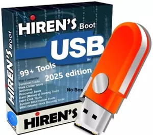 Hiren’s Boot 2025 Version ~ Computer Diagnostic Repair Data Recover ~ 99+ Tools - Picture 1 of 15