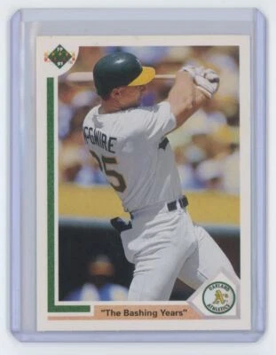 1991 Upper Deck Mark McGwire Oakland Athletics #656 - Image 1 of 2