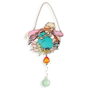 Studio Ghibli Howl's Moving Castle Sun Catcher percorso vento calcifero vetro colorato - Foto 1 di 1