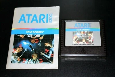 Star Raiders Atari 5200 With Manual Authentic Cartridge TESTED - Image 1 of 3