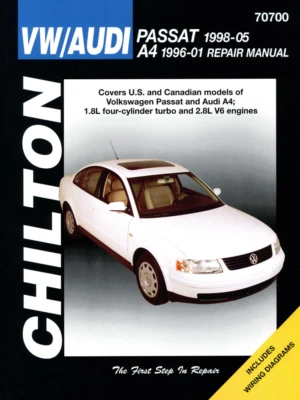 VW Passat 1996-2001 Audi A4 Chilton Manual de taller - Imagen 1 de 4