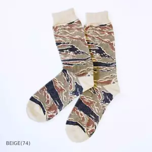 Anonymous Ism Camo Crew Socks 15196200 Made in Japan unisex 25-27cm New 4color - Picture 1 of 11