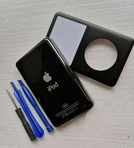 For Apple IPod Classic Black Front Case + Thin/Thick Back Cover Replacement Kit - Picture 1 of 8
