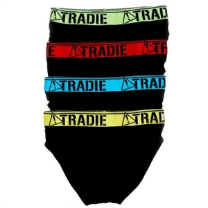 Tradie Boys Jr. 4PK Brief BJ3027SB4 Brights - Picture 1 of 1