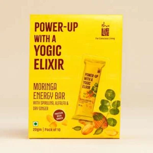 Barra Energética Isha Life Moringa 20 gms - Paquete de 10 por Sadhguru - Imagen 1 de 4