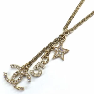 CHANEL Halskette Coco Mark 2022 Stern Nr.5 Strass (Strass) vergoldet Metall - Bild 1 von 6