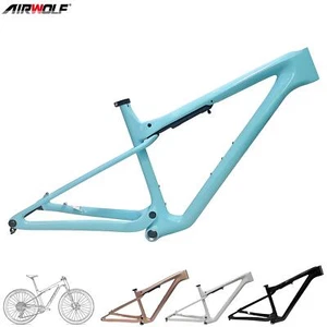 AIRWOLF T1100 Carbon MTB Frame Suspension 29er Boost Cyclocross XC Bike 148x12mm - Picture 1 of 32