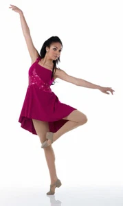 Child 6X7 PINK Lyrical Ballet Dance Dress Costume - Picture 1 of 3