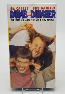 Dumb and Dumber (VHS, 1995) Video Cassette Movie Brand New Sealed Jim Carrey NOS - Image 1 of 4