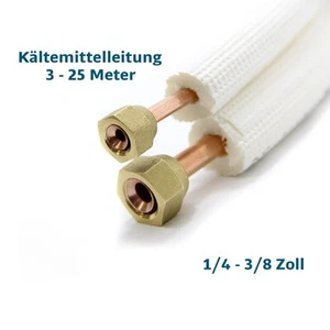 Isolierte Kältemittelleitung für Klimaanlagen 1/4" + 3/8"  9mm - Bild 1 von 26