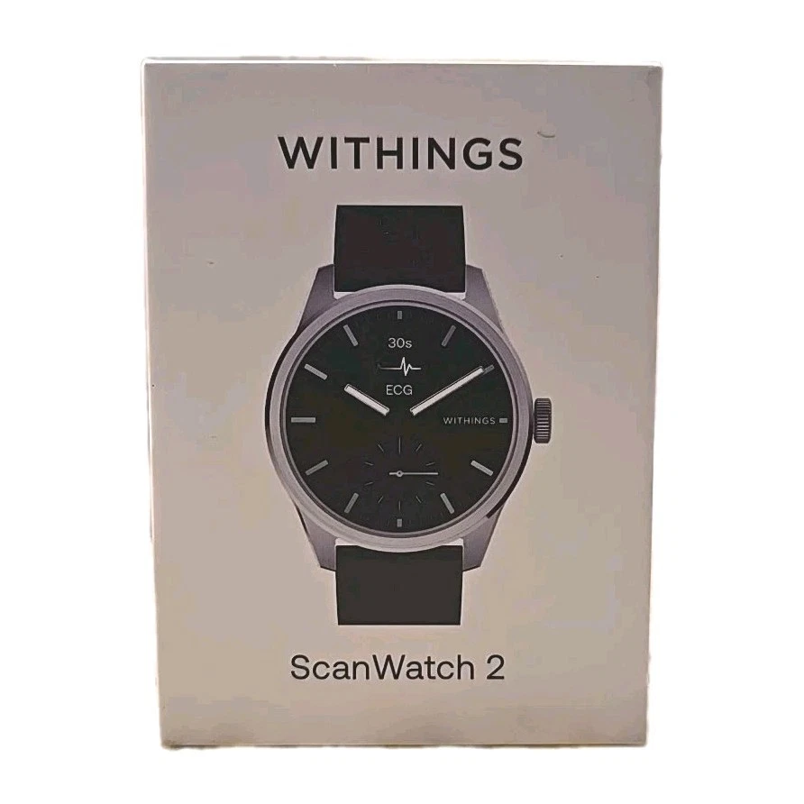 Часы Withings ScanWatch 2 - 42 мм черные - Изображение 1 из 4