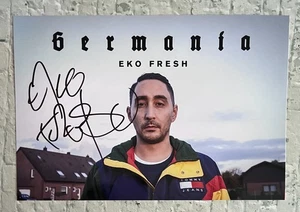 ORIGINAL Autogramm von Eko Fresh. pers. gesammelt. 100% ECHT. GROSSFOTO - Bild 1 von 1
