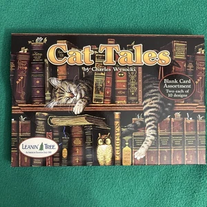 Leanin’ Tree “Cat Tales” Blank Card Assortment - Picture 1 of 2