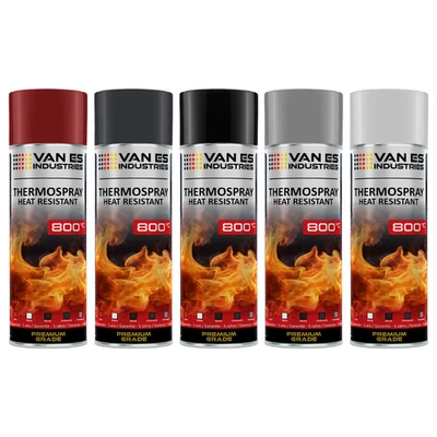Ofenlack 800°C Ofenfarbe hitzebeständig Grill Thermolack versch. Farben 400 ml - Bild 1 von 4