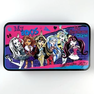 Monster High Dose Metall Stifte Box Behälter Aufbewahrung rechteckig Dekor Klappdeckel - Bild 1 von 11