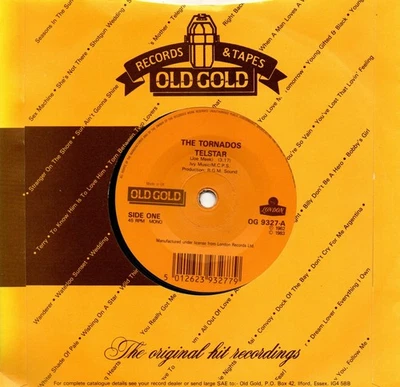 Tornados (The):Telstar/Globetrotter:UK Old Gold:Re-Issue - Image 1 of 2