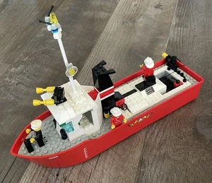 LEGO Boat Set: Vtg 1987 Fire Fighter (4020) - Nearly Complete - Extra Minifigure - Picture 1 of 18