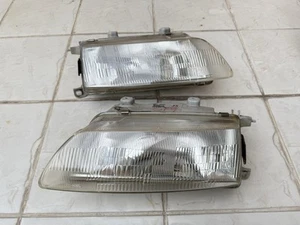 Fit To 1990 1991 Honda Civic CRX SIR EF8 EF9 JDM Headlights USED JDM Stanley - Picture 1 of 12