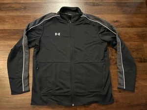 Under Armour UA Men’s Command Full Zip Warm-Up Jacket 1383259 Black Large L - Picture 1 of 6